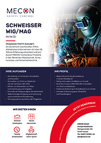 Stellenanzeige Schweisser MECON