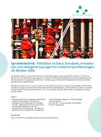 Veranstaltungsflyer-Sprinklertechnik